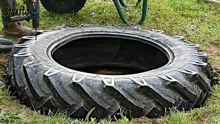 DIY Tractor Tire Pond