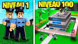 NOTRE BASE DE POLICIERS de PAUVRE à RICHE ! (Police Tycoon 2022)