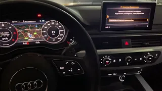 Установка и кодировка оригинальной камеры заднего вида Audi A4 B9 2019