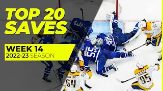 The Best NHL Saves of Week 14 | Murray, Markstrom, Ullmark | 2022-23 Season