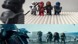 Teenage Mutant Ninja Turtles (2014) Final Battle Scene Recreation in Ninjago (300 Subsciber Special)