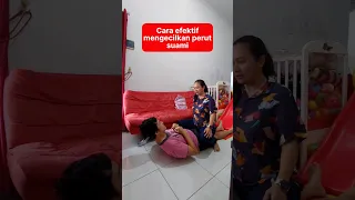 VIDEO LUCU OLAHRAGA BARENG SUAMI #shorts #youtubeshorts #viral #trending #lucu