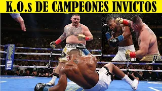 Top 10 Palizas Dadas A Campeones Invictos - PARTE 2