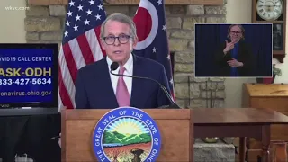 Gov. Mike DeWine continues to be optimistic about Ohio's progress against COVID-19