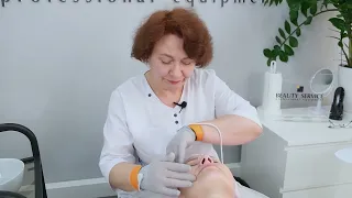 Мікрострумовий лімфодренаж та ліфтинг електродами-рукавичками на апаратах Beauty Service