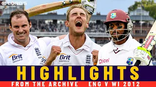 Brilliant Broad, Chanderpaul Defiance & Strauss' Last Lord's 100! | Classic Test | England v WI 2012