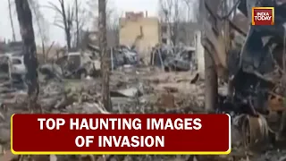 Damage And Debris In Hostomel Take A Look At The Top Haunting Images Of Russia's Ukraine Invasion