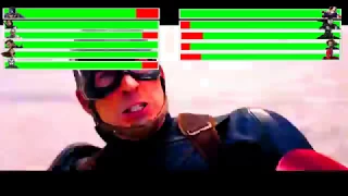 Captain America: Civil War - Airport Battle Scene Part 1 with healthbars (7000 Subscribers Special)