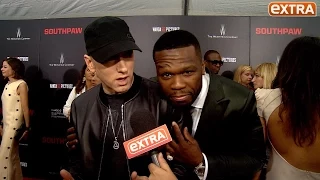 Eminem Gets Interview-Crashed by 50 Cent: 'Who Is This Guy?'