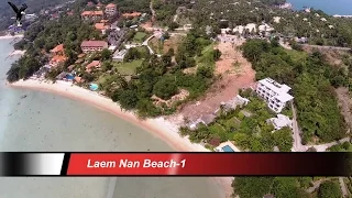 Laem Nan Beach 1-2015 / Koh Samui Thailand overflown with my drone