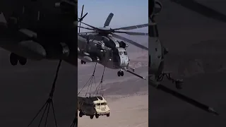 power of Sikorsky CH-53E Super Stallion. | #shorts #helicopter #army