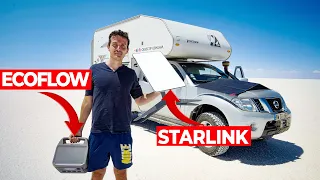 Ça fonctionne mais quand même déçu... (STARLINK et ECOFLOW)