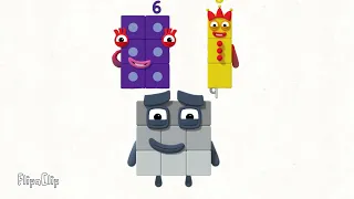 Numberblocks band eighths 18 (17.375 - 18.25 + bonus)