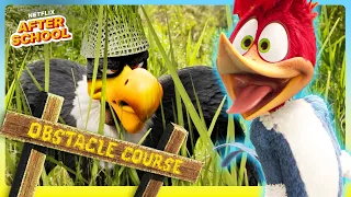 Camp Woo Hoo's WILD Obstacle Course! ⛺️ Woody Woodpecker Goes to Camp | Netflix After School