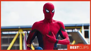 Avengers Meets Spider Man Scene | Captain America Civil War (2016) Movie CLIP 4K