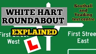 White Hart Roundabout | Covering All 5 Exit | Driving Test Routes London