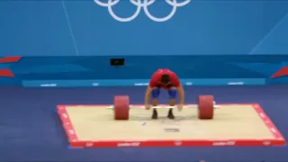 London 2012 - Weightlifting - Mens 94 Kg - Clean and Jerk Part 1