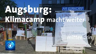 Augsburg: Klimacamp macht weiter | tagesthemen mittendrin