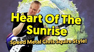 Heart Of The Sunrise [Yes] - Speed Metal Bass Chris Squire Style (Tabs & Tutorial)