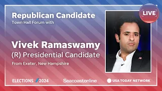 Watch: Vivek Ramaswamy answers voters’ questions in New Hampshire town hall