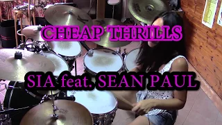 SIA ft. SEAN PAUL - CHEAP THRILLS - DRUM COVER by CHIARA COTUGNO