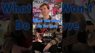 Soulful Bass Cover of What You Won't Do for Love #music #basscover 🎸