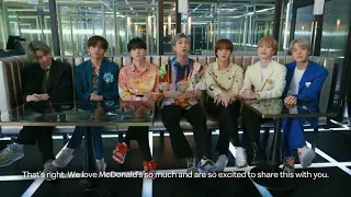 BTS X McDonald's - Behind The Scenes | English Speaking Kings BTS 😎