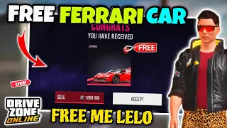 🤩Free Ferrari Car In Drive Zone Online | Unlimited Money Hack | Free Me Lelo🤑 | #drivezoneonline