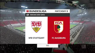 FIFA 23 | VFB Stuttgart vs FC Augsburg - Mercedes-Benz Arena | 29/10/22 | Gameplay
