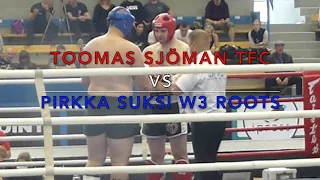 KICKBOXING SM +91 kg  2020 Toomas Sjöman vs Pirkka Suksi