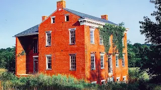 ABANDONED BRICK BEAUTY BUILT in 1861 *NEAT Ornate Woodwork