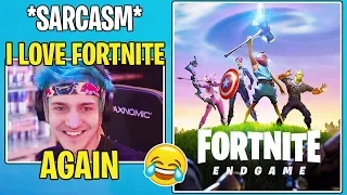 Ninja LOVES Fortnite AGAIN After *NEW* AVENGERS ENDGAME LTM!!