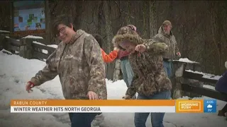 Winter blast in north Georgia