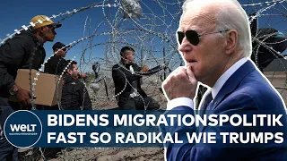 DRUCK AN US-MEXIKANISCHER GRENZE: Tausende Migranten gestrandet – Biden will gnadenlos abschieben