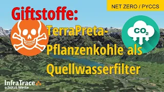 Pflanzenkohle aus Pyrolyse (TerraPreta) als wirksame Quellwasserfilterung für Trinkwasser!