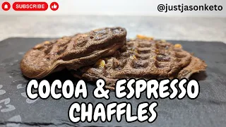 Decadent Cocoa Espresso Chaffles - A Must-try Delight! #chaffle #keto #ketovore #ketorecipes