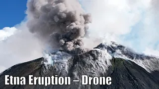 Etna Eruption June 11, 2022 – Drone