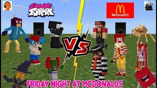 Friday Night Funkin [FNF] VS McDonalds (McDonalds Monsters Funkin) Minecraft PE