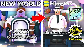 The NEW Rewind World Update Gives MAX STRENGTH Pets in Arm Wrestling Simulator! (Roblox)