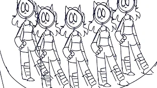 5/4 animatic for my made up rip off band