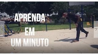 Tutorial Combinação Meia lua e Aú de Coluna "Capoeira um minuto"