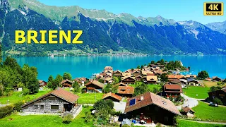 SWITZERLAND - BRIENZ Village -  Breathtaking Summer Walk (4K Ultra HD)