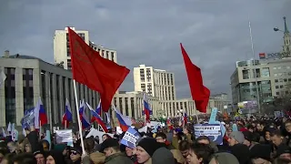 Митинг против изоляции за свободу интернета  сколько было народу