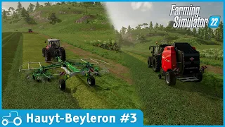 Haut Beyleron #3 FS22 Timelapse Hay Baling Contract, Spreading Fertilizer & Spraying Herbicide