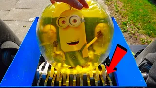 SHREDDER VS MINIONS BALL : Crunchy Despicable Me TOYS