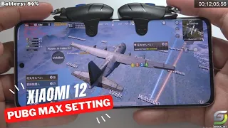 Xiaomi 12 test game PUBG Max Setting | 120Hz Display, Snapdragon 8 Gen 1