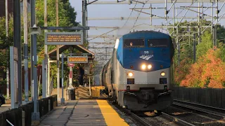 Amtrak 66 at Hyde Park, with a solo P42DC.