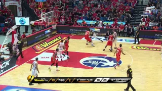 Highlights: Hapoel Jerusalem 79 - Maccabi Rishon LeZion 59