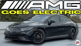 The 2023 Mercedes-AMG EQE Is One Of The Strangest EVs On Sale