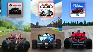 F1 Mobile Racing vs Grid Autosport Mobile vs Real Racing 3 | Open Wheel